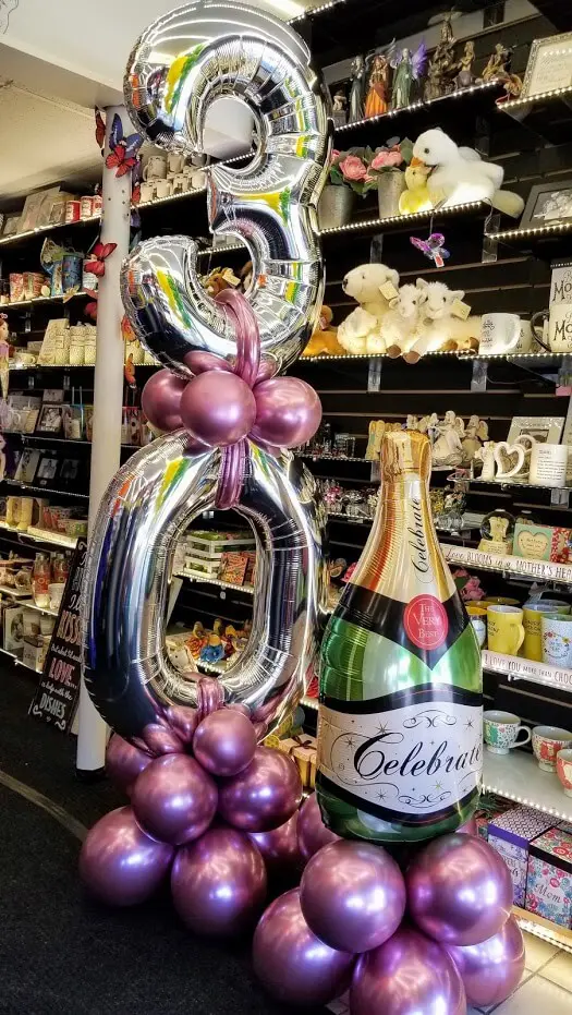 Balloons Lane Balloon delivery Brooklyn in using colors Chrome® Purple gold chrome balloons30th birthday balloons in big silver number balloons With Number for Decoration Party