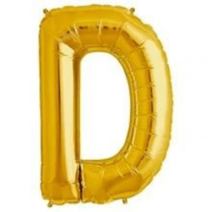 Balloons lane delivery New Jersey a color gold Balloons Letter D Event for Centerpiece