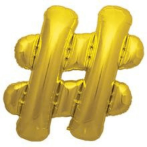 Balloons lane delivery in New york city a color gold Balloons Letter # Mention number for piece