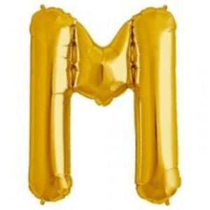 Balloons lane delivery New Jersey a color gold Balloons Letter M Mention number for Column