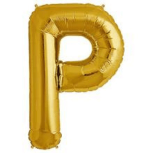Balloons lane delivery Manhattan a color gold Balloons Letter P Bridal shower for piece