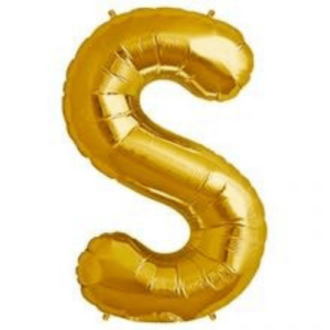 Balloons lane delivery Brooklyn a color gold Balloons Letter S Mention number for Arch