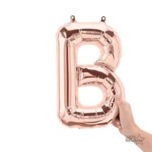 Balloons lane delivery in Manhattan a color rose gold Balloons letter B Birthday him or her for Centerpiece