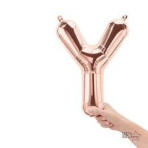 Balloons lane delivery in NYC a color rose gold Balloons letter Y Event, if not Session for Column