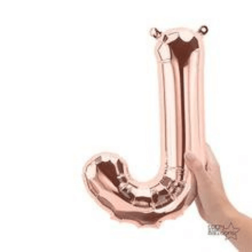 A stunning rose gold foil letter balloon is ideal for enhancing the decor of various events in Brooklyn