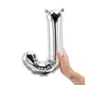 Silver Latex Letter Balloon for Celebrations and Decorations in Staten Island