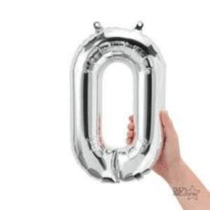 Silver Latex Letter Balloon for Celebrations and Decorations in NJ