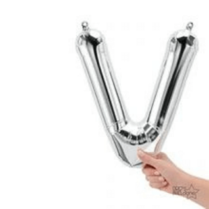 Silver Latex Letter Balloon for Celebrations and Decorations in New Jersey