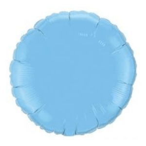 Satin Luxe Pearl Blue Latex Bouquet Round Circle Foil Mylar Balloons for Parties and Events