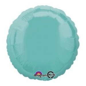 Robins Egg Blue Latex Arch Round Circle Foil Mylar Balloons for Parties and Events