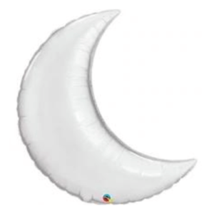 Balloon Lane uses colors CRESCENT MOON - SILVER latex Arch Foil Crescent Moon balloon to create multiple beautiful designs balloons for your birthday-party decorations-function