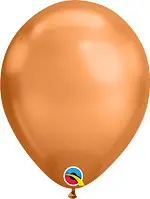Chrome® Copper Latex Balloon Color Chart, featuring a range of colors for creating stunning and colorful balloon designs.