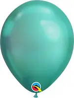 Chrome® Green Latex Balloon Color Chart, featuring a range of colors for creating stunning and colorful balloon designs.