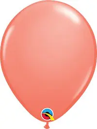 Balloons Lane 12 & 16 inch uses the colors Coral latex Centerpiece balloon with the use of different Anniversary parties qualatex balloons color chart decorations