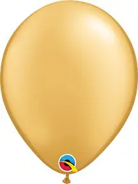 Gold double balloon, perfect for creating eye-catching decor for your special occasion.