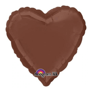 Balloon delivery uses colors CHOCOLATE BROWN Latex Column mylar heart balloons to create multiple beautiful designs for your birthday-party decorations-function