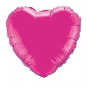 Balloon delivery in Staten Island in using colors MAGENTA Latex Arch heart foil mylar balloons to create multiple beautiful designs for your one-year-old birthday -party decorations-function
