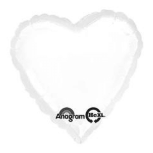 Balloons Lane Balloon delivery Brooklyn in using colors HEART - METALLIC WHITE Latex balloon Occasion party Balloons Arch For Occasion Party