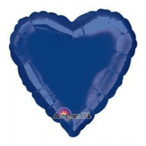 Balloons Lane Balloon delivery NYC in using colors HEART - NAVY BLUE Latex balloon Anniversary party Balloons Bouquet For Anniversary Party