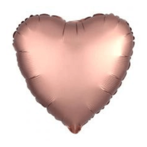Balloons Lane uses colors SATIN LUXE ROSE COPPER Latex Column heart shape mylar foil balloons to create multiple colorful designs for your Occasion-party decorations-function