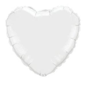 Balloon delivery uses colors WHITE Latex Arch heart shape mylar foil balloons to create multiple beautiful designs for your first birthday-party decorations-function