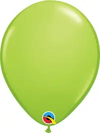 Balloons Lane 12 & 16 inch uses the colors Lime Green latex Column balloon with the use of different Occasion parties qualatex latex balloon color chart decorations