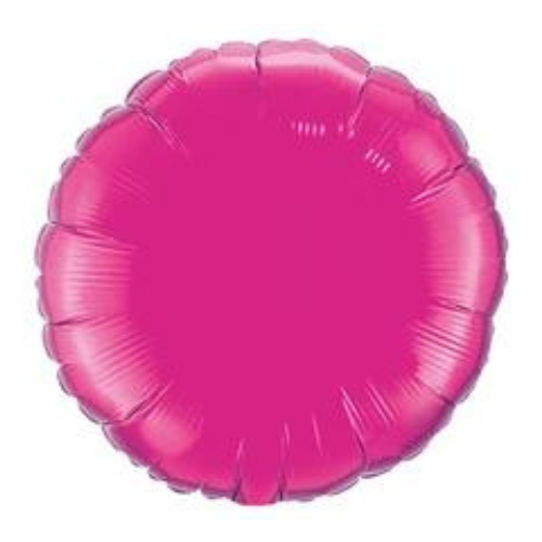 Balloons Lane uses colors SATIN LUXE FUCHSIA Latex Bouquet round circle foil mylar balloons to create multiple colorful designs for your 1st birthday-party decorations-function