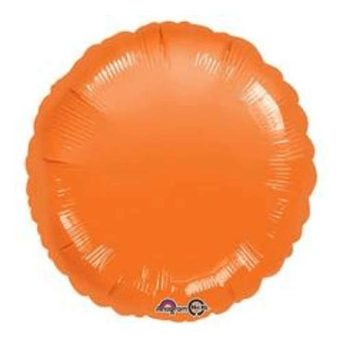 Satin Luxe Orange Latex Arch Round Circle Foil Mylar Balloons for Multiple Designs