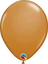 Balloons Lane 12 & 16 inch uses the colors Mocha Brown latex Column balloon for one-year-old birthday parties sempertex balloon color chart decorations