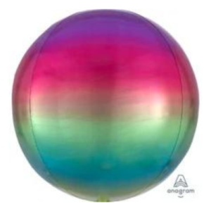 Foil Orbz Rainbow Lilac Balloon for Vibrant Event Decor in NYC
