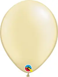 Pearl Ivory Latex balloon, perfect for adding elegance and style to sophisticated events.