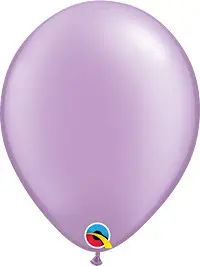 Pearl Lavender latex balloon with pearlescent finish, perfect for weddings and special occasions.