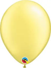 A Pearl Lemon Chiffon latex Balloon, perfect for adding a touch of elegance and sophistication to weddings, anniversaries, or any special occasion.