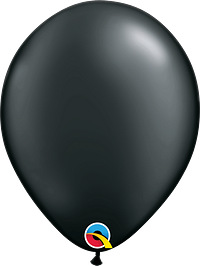 Chrome® Onyx Black Latex Balloon Color Chart, featuring a range of colors for creating stunning and colorful balloon designs.