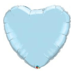 Balloons Lane uses colors PALE BLUE Latex Centerpiece heart mylar foil balloons to create multiple colorful designs for your Occasion-party decorations-function