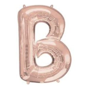 Balloons lane delivery in Staten Island a color rose gold Balloons letter B Party for Centerpiece