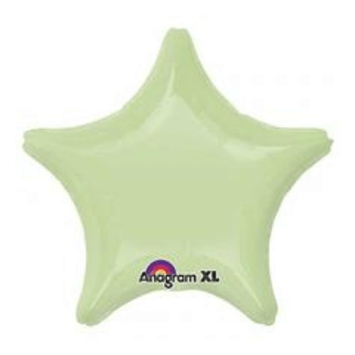 Balloons Lane uses colors LEAF GREEN Latex Column star round foil balloon to create colorful beautiful designs for your one-year-old birthday-party decorations-function