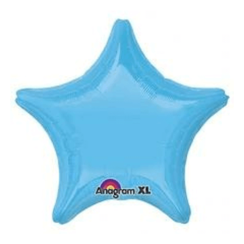 Balloons delivery uses colors PALE BLUE Latex Column star round foil balloon to create multiple colorful designs for your first birthday-party decorations-function