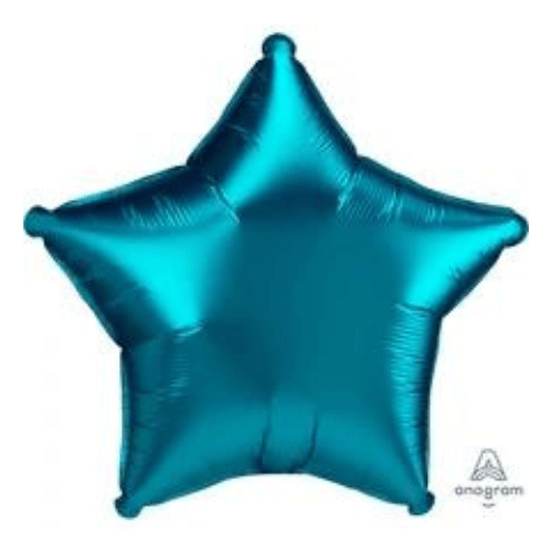 Balloons Lane uses colors SATIN LUXE AQUA Latex Bouquet star round foil balloon to create multiple beautiful designs for your first birthday-party decorations-function