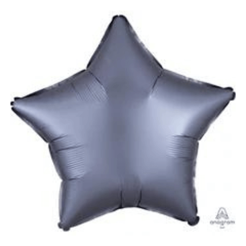 Balloons Lane uses colors SATIN LUXE GRAPHITE Latex Arch star round foil balloon to create multiple colorful designs for your first birthday -party decorations-function