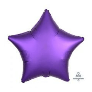 SATIN LUXE PURPLE ROYALE Latex Bouquet star round foil balloon to create multiple designs
