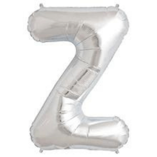 Balloon lane in NYC uses colors silver Z latex Bouquet letter and number balloons to create multiple beautiful designs for your Anniversary-party decorations-function