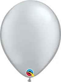 Chrome® Silver Latex Balloon Color Chart, featuring a range of colors for creating stunning and colorful balloon designs.