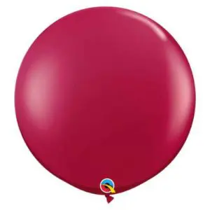 Sparkling Burgundy double stuff balloon color chart to create multiple designs