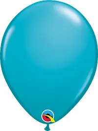 Balloon Lane 12 & 16 inch uses the colors Tropical Teal latex Centerpiece balloon for Anniversary parties balloon layering color chart decorations