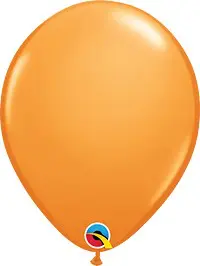 Balloons Lane 12 & 16 inch uses the colors orange latex Centerpiece balloon with the use of different anniversary parties custom balloon color chart decorations