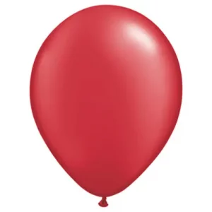 Balloons Lane Balloon delivery New York City in using colors Qualatex Pearl Ruby Red latex balloon Occasion party-Balloon Centerpiece for Occasion a party for the first birthday