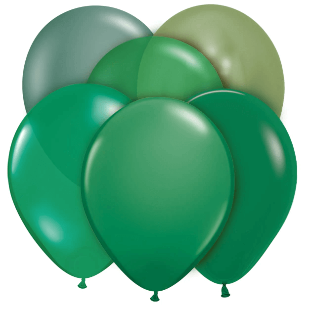 Balloons Lane Balloon delivery Soho in using colors Dark Green Balloons latex balloon Occasion party-Balloon Column for an Occasion party for the 1st birthday