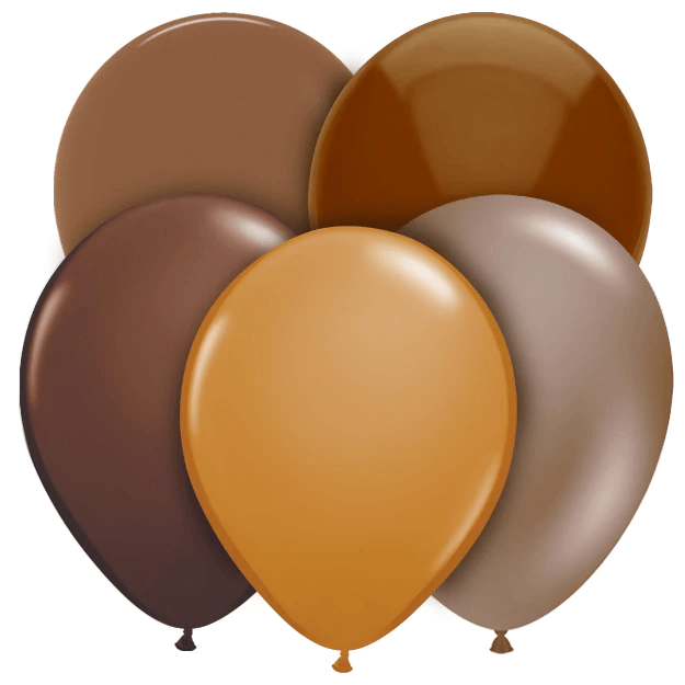 Brown Tuftex Latex Balloon Color Chart