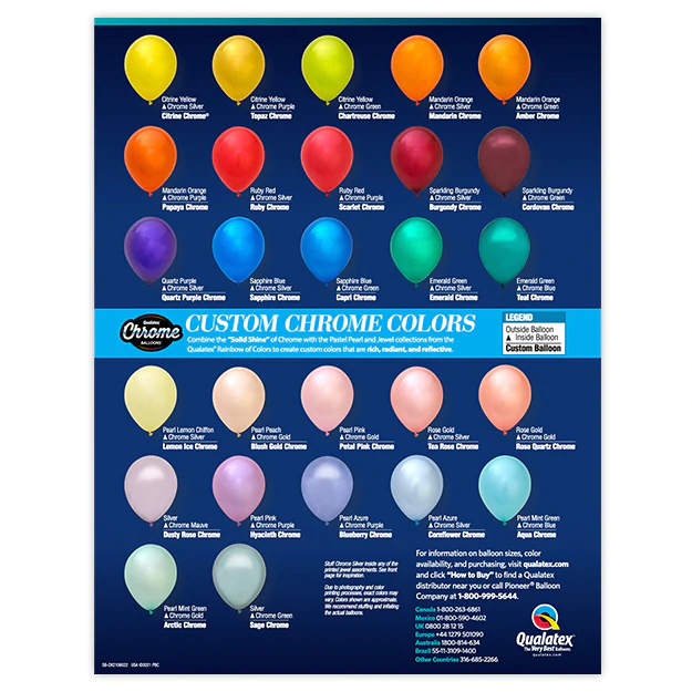 Color Guide For Latex Balloon - Balloons Lane Balloon delivery Brooklyn in using colors Functional latex balloon Occassion party-Balloon Centerpiece for an occasion party for the 1st birthday